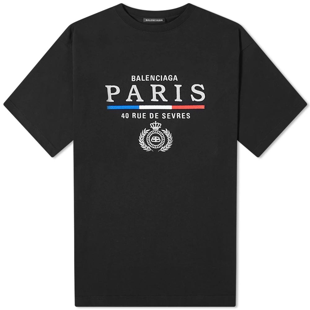 motto bark Tilbagetrækning Balenciaga Paris Tee, Men's Fashion, Tops & Sets, Tshirts & Polo Shirts on  Carousell