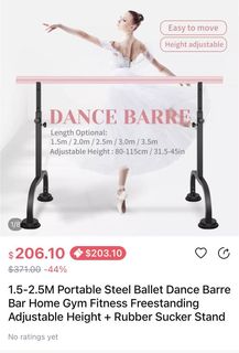 lb2designs Porté Dance Portable Ballet Barre - Dancing and Home