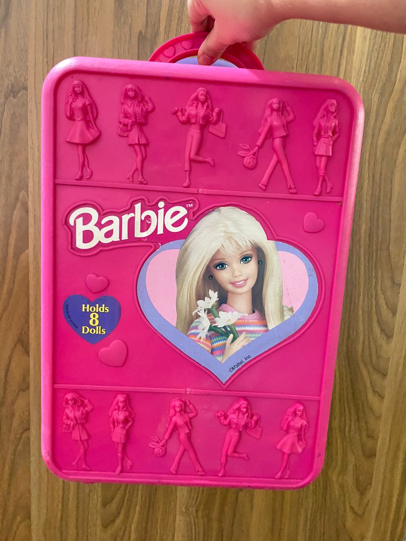 Valise à Roulettes Vintage Barbie 'Take A Long' 1998 - Pour Transporter 6 Poupées, Occasion