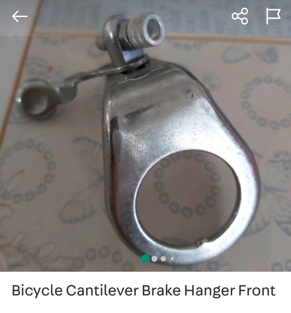 25.4mm Canti Brake Hanger (Threaded) - Bike Cantilever Cable Hanger, Australian Stock