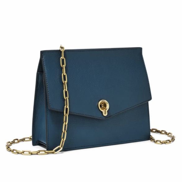 BNWT Fossil Stevie Small Crossbody Bag in Twilight, Women's Fashion