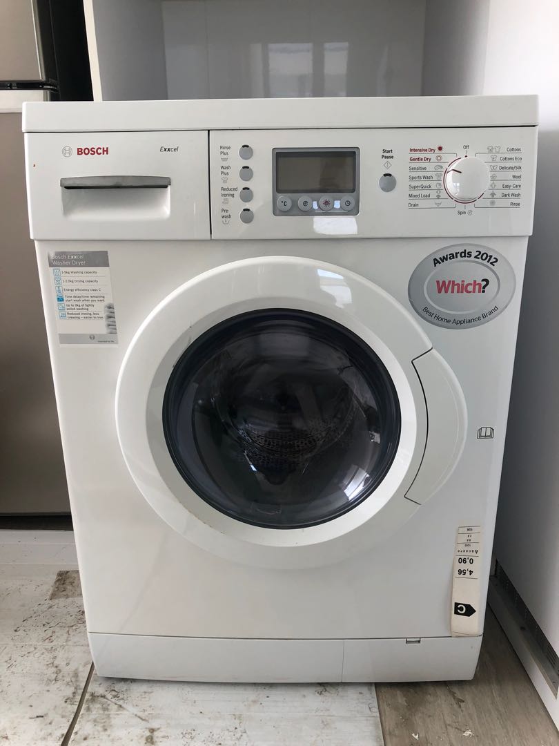 Bosch Exxcel Washing and Dryer, TV & Home Appliances, Washing Machines