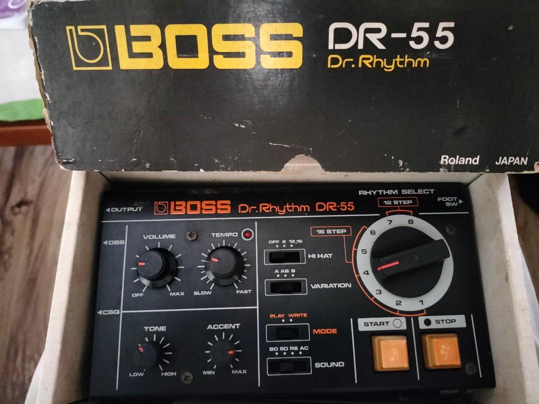 ヴィンテージ】BOSS アナログドラムマシン Dr.Rhythm DR-55 - 楽器/器材