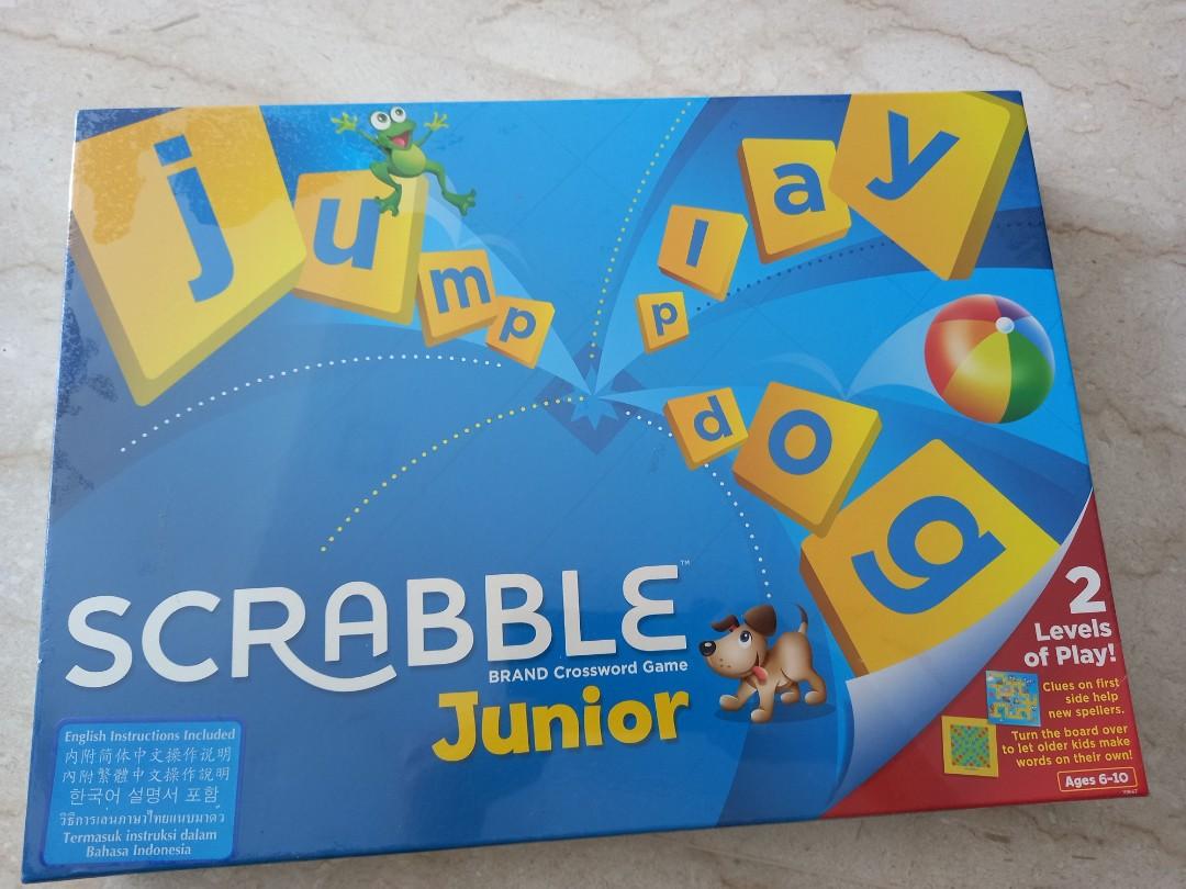 Brand new original Mattel Scrabble Junior set, Hobbies & Toys ...