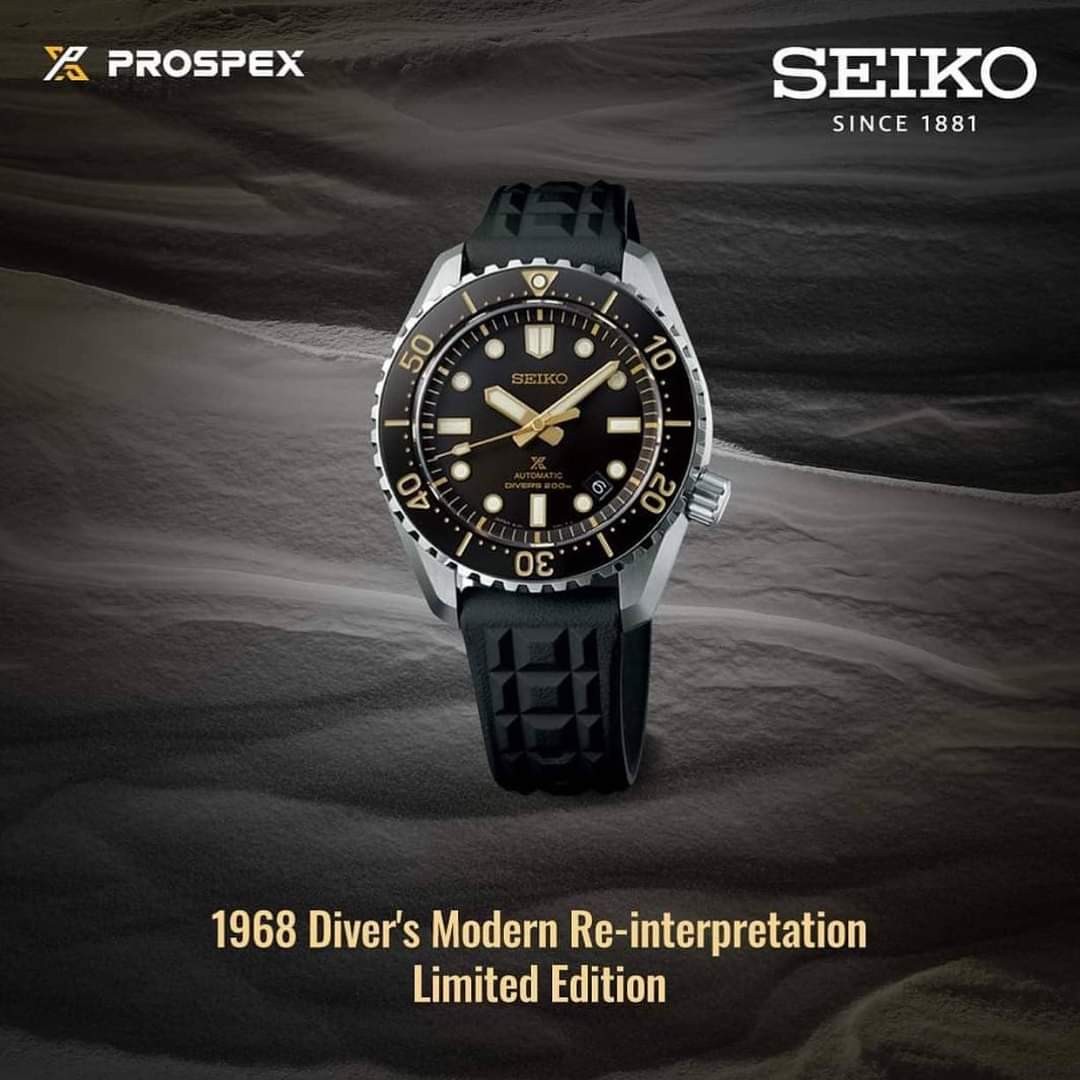 Brand New Seiko Prospex 1968 Diver's Modern Re-interpretation  Ever-Brilliant Steel Limited Edition 600 Pcs SLA057 SLA057J SLA057J1, Men's  Fashion, Watches & Accessories, Watches on Carousell