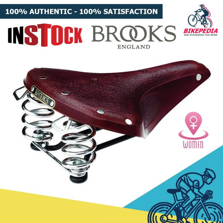 Brooks England B67 Men's Bike Saddle and Rain Cover Kit Honey Brown