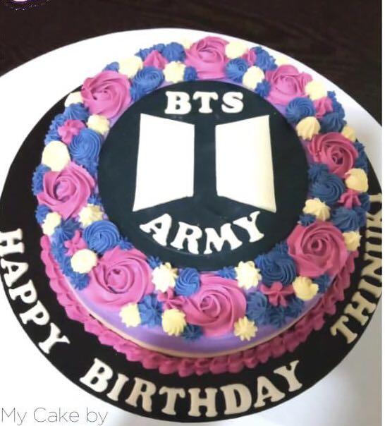 BTS Birthday Cake Topper Template Printable DIY | Bobotemp