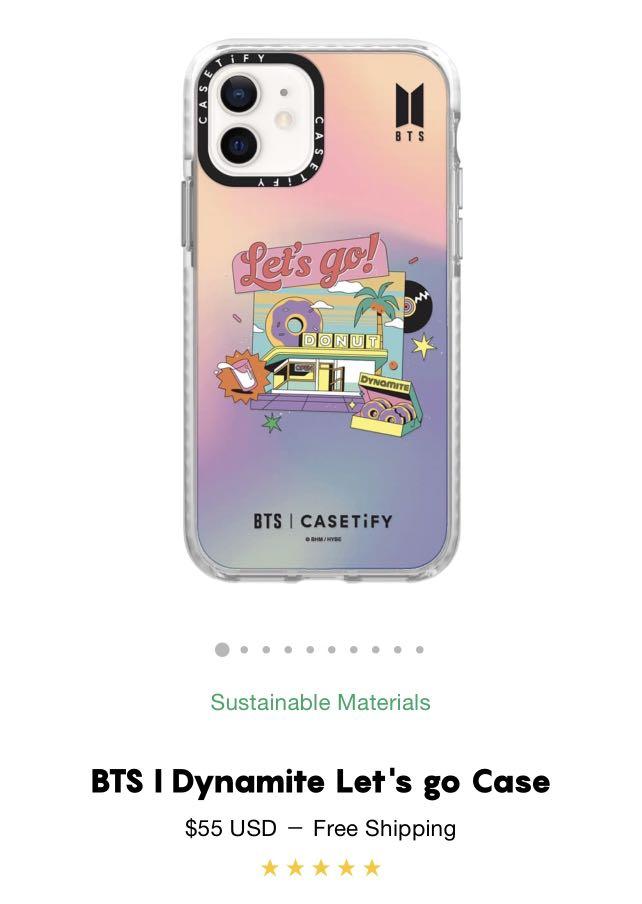 BTS Dynamite x Casetify Iphone 12 Case