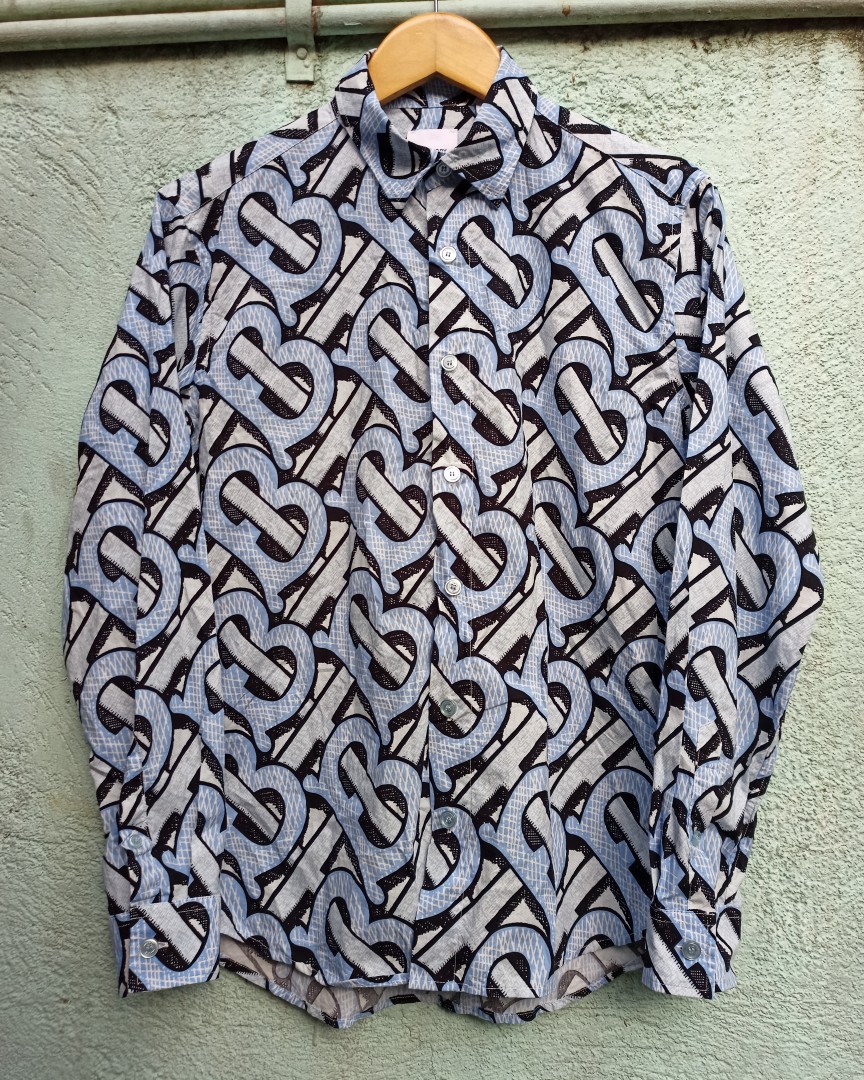 BURBERRY TB MONOGRAM SHIRT Luxury Apparel on Carousell