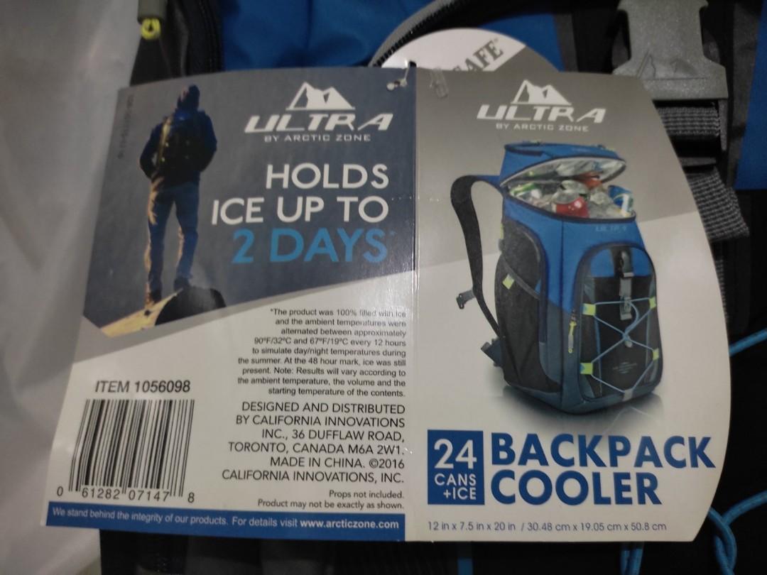 California Innovations Ultra 24 Can Backpack Cooler for Hiking from