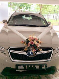 Car Wedding Decor (artificial flowers)