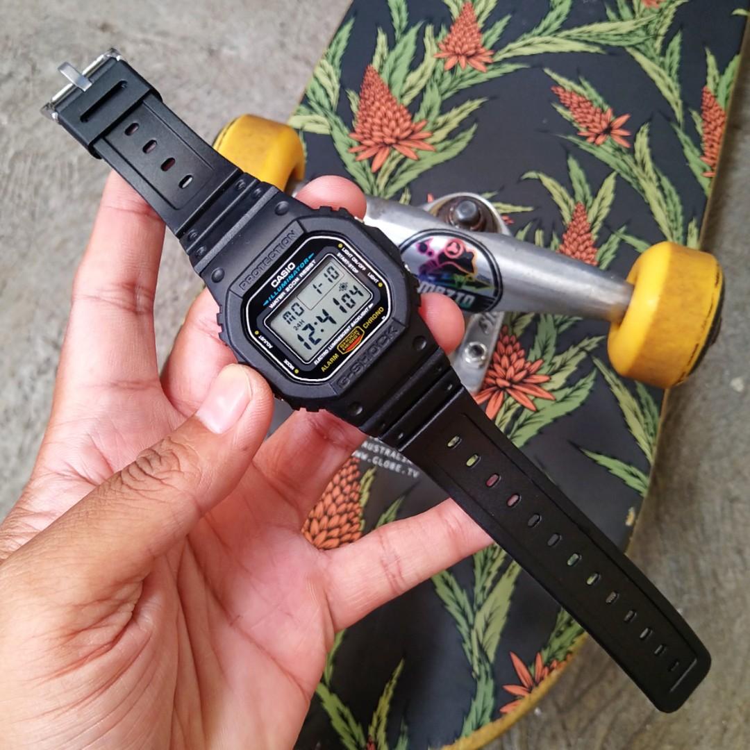Casio GShock DW5600E Custom Original, Fesyen Pria, Jam Tangan di