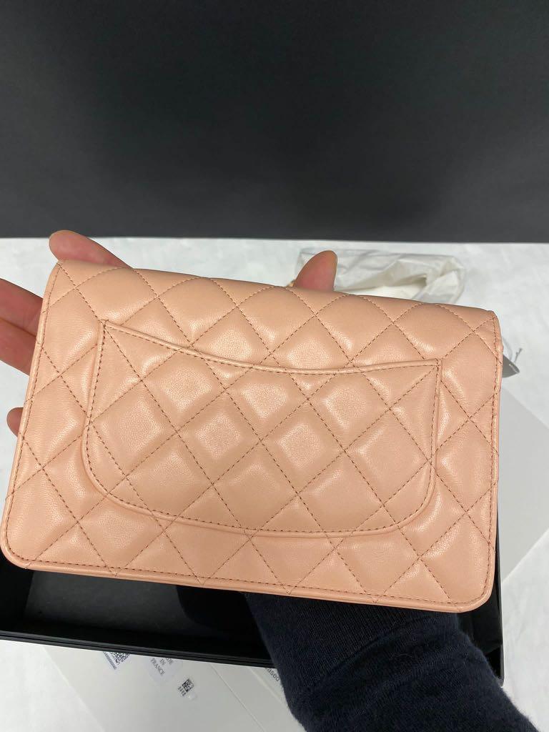 Chanel pearl crush woc wallet on chain, Women's Fashion, Bags & Wallets, Cross-body  Bags on Carousell