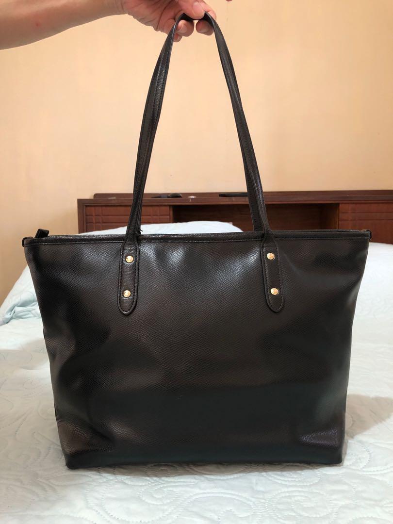 Coach black shop leather crossbody