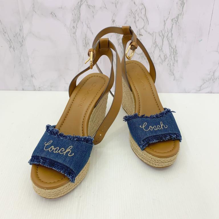 Coach denim wedges new arrivals