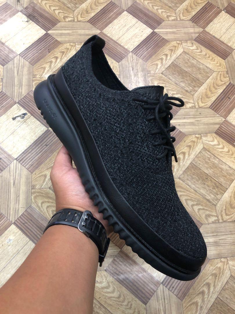 Cole haan zerogrand black wingtip best sale oxfords