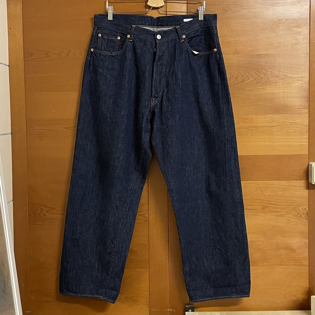 Comoli denim 5p pant (size 3), 他的時尚, 褲子, 長褲在旋轉拍賣