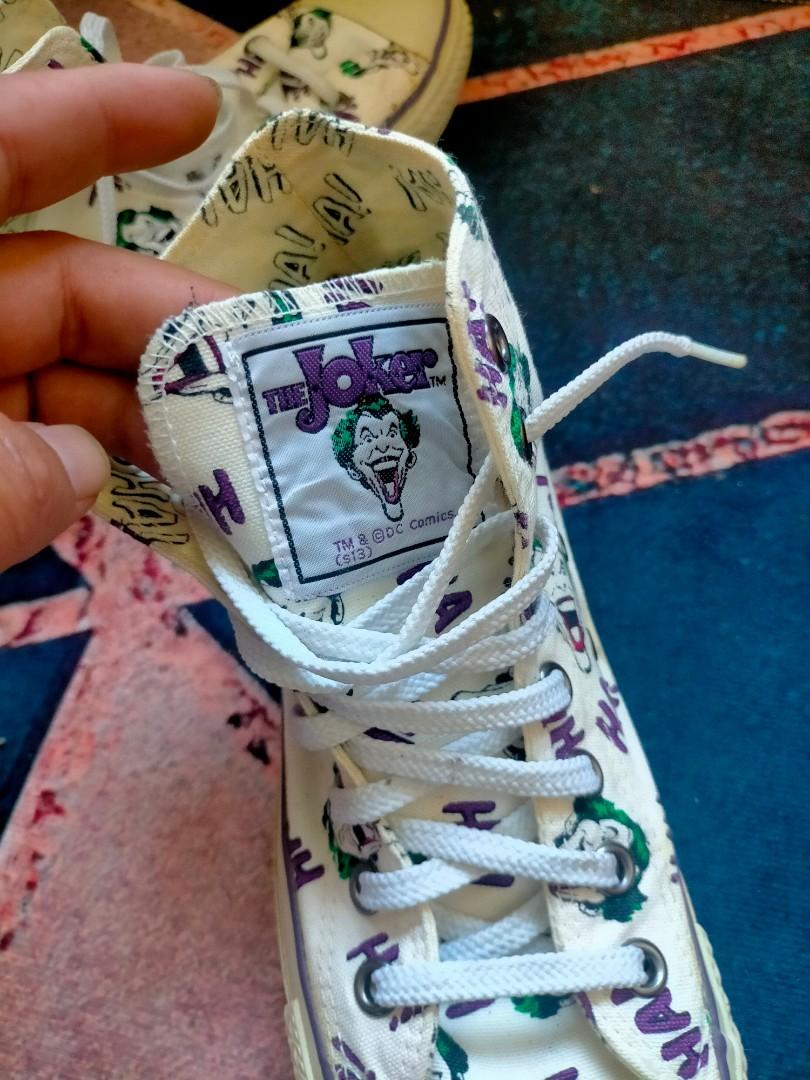 Converse x dc comic Men s Fashion Footwear Sneakers on Carousell