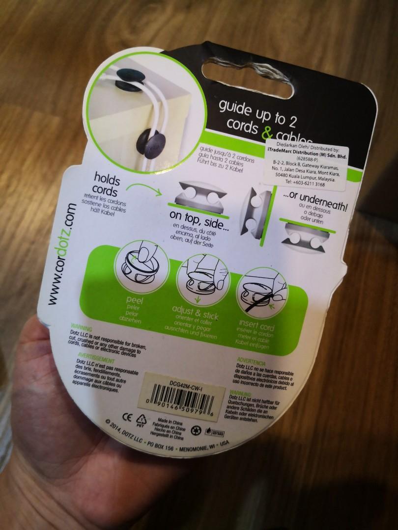 Cord guides dotz cable guide cord phone cable protector, Mobile Phones ...