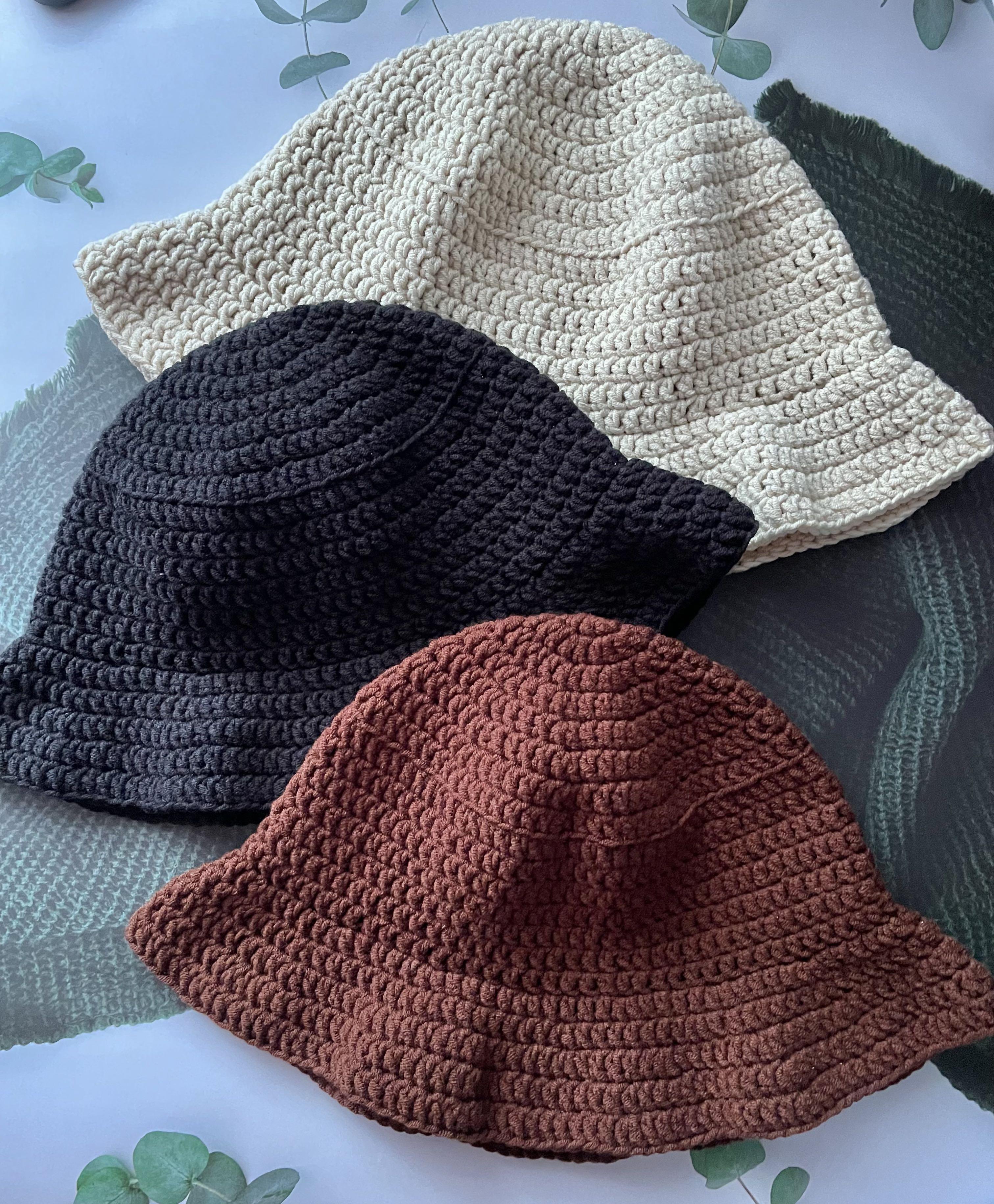 Custom Crochet bucket hat 5 ply 