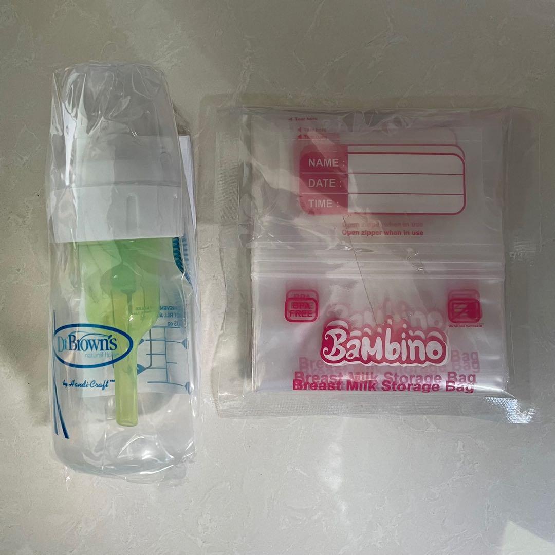 Dr Brown's milk storage bags, Babies & Kids, Nursing & Feeding,  Breastfeeding & Bottle Feeding on Carousell