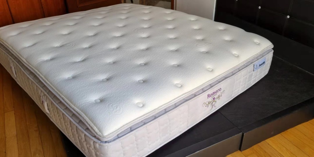 Dunlopillo Queen size spring latex mattress, Furniture & Home Living