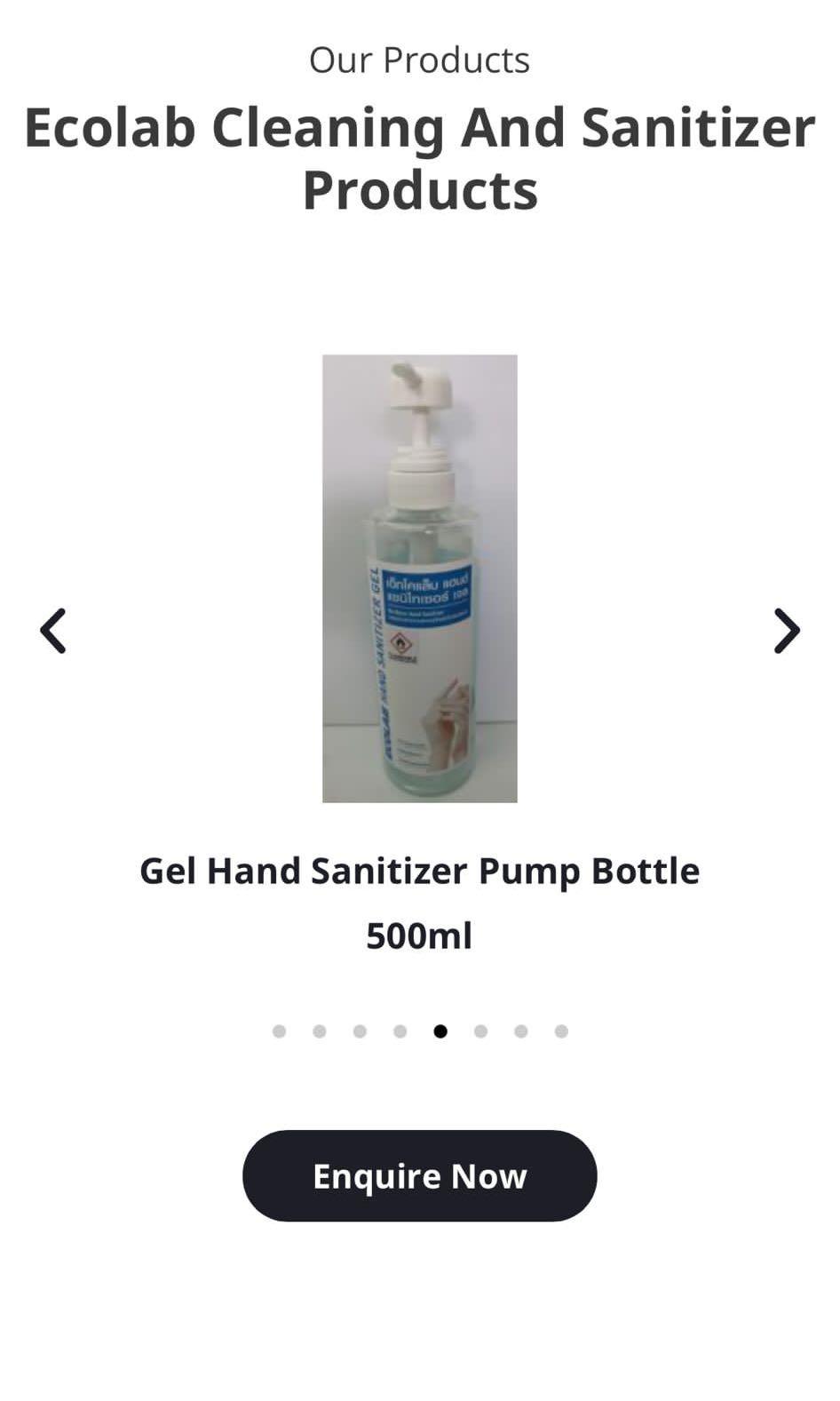 Ecolab Hand Sanitizer, Beauty & Personal Care, Sanitisers