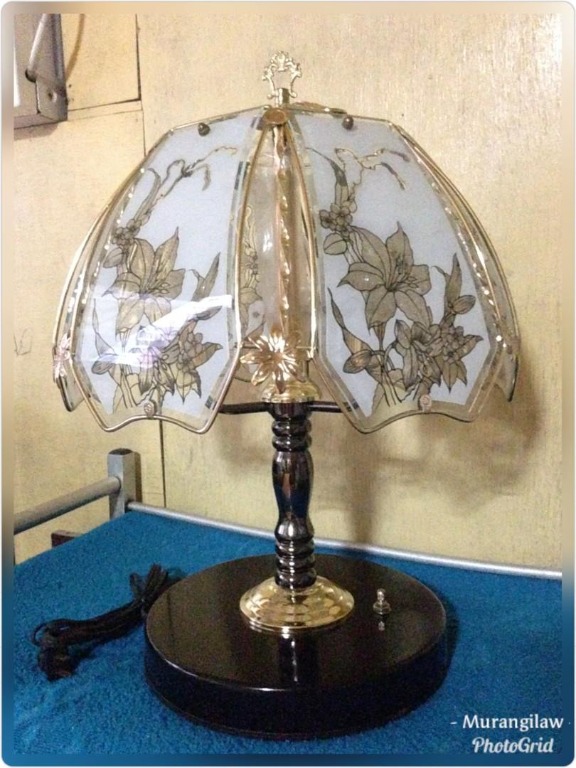 Elegant Long Stand Table Lamp, Twin Turtle Table Lamp