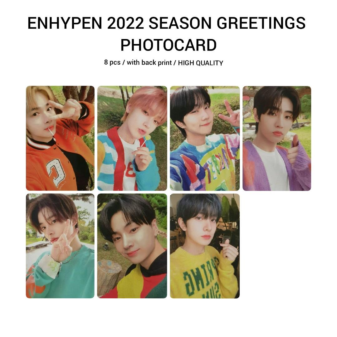ENHYPEN 2020 SEASON GREETINGS Photocards, Hobbies & Toys, Memorabilia ...