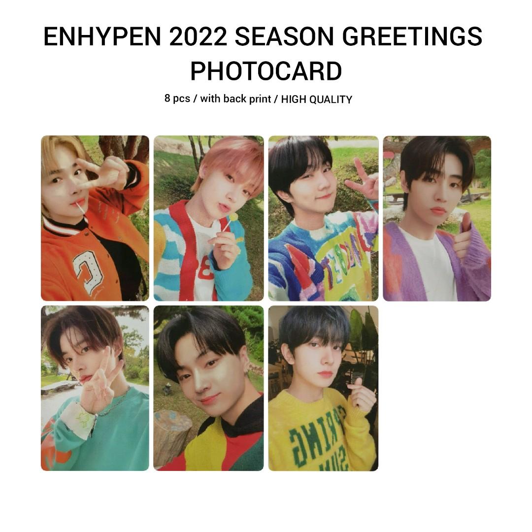 ENHYPEN 2020 SEASON GREETINGS Photocards, Hobbies & Toys, Memorabilia & Collectibles, KWave on