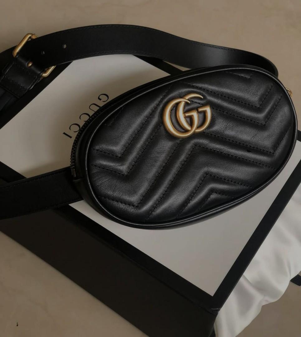 Fast Sale 2nd Gucci Marmont Belt Bag sz 