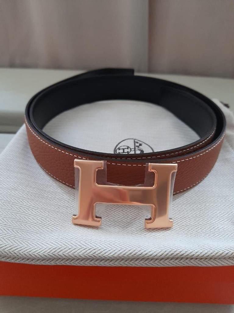 Fast Sale BNIB Hermes Belt 32mm Gold 