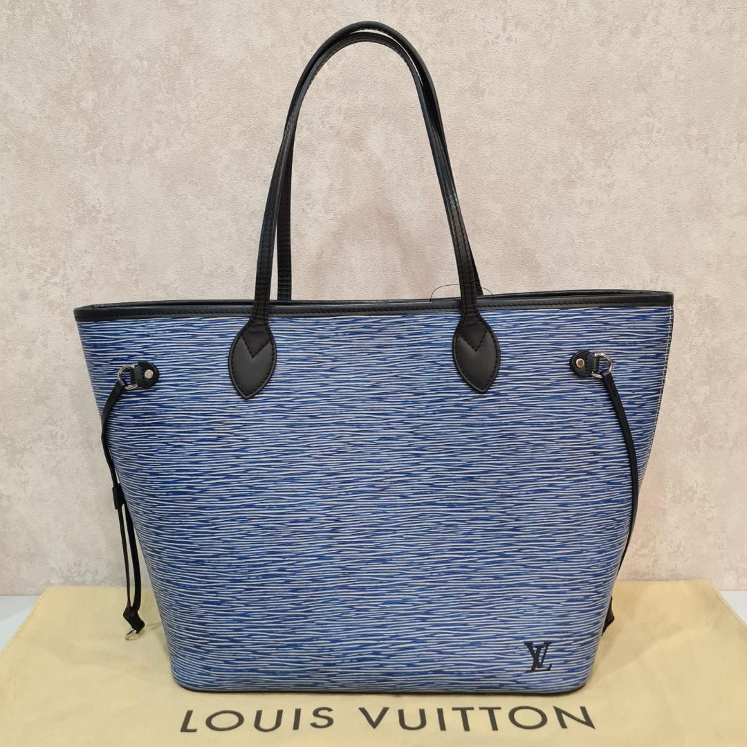 Fast Sale Lv Neverfull Epi Leather Blue 