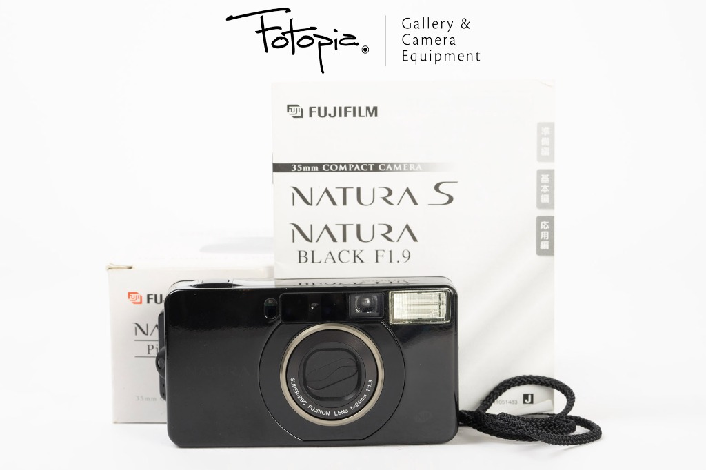 Fujifilm Natura S - Piano Black with packing, 攝影器材, 相機