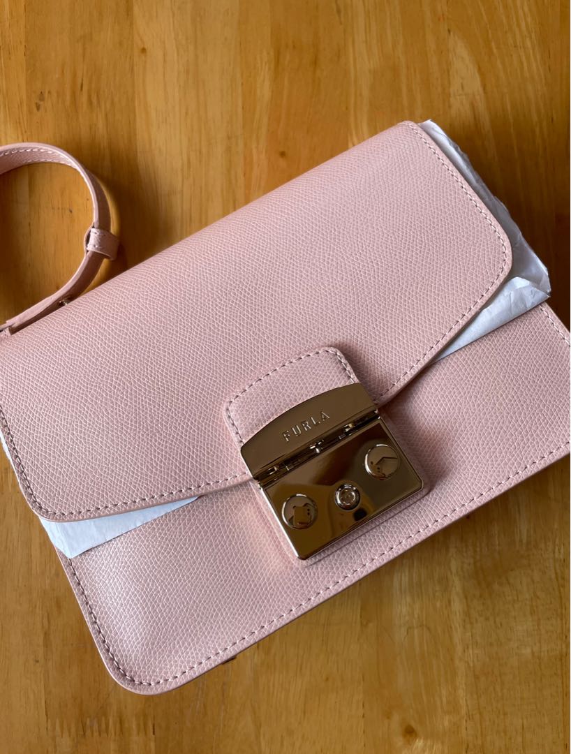 Furla Metropolis S Crossbody in Candy Rose