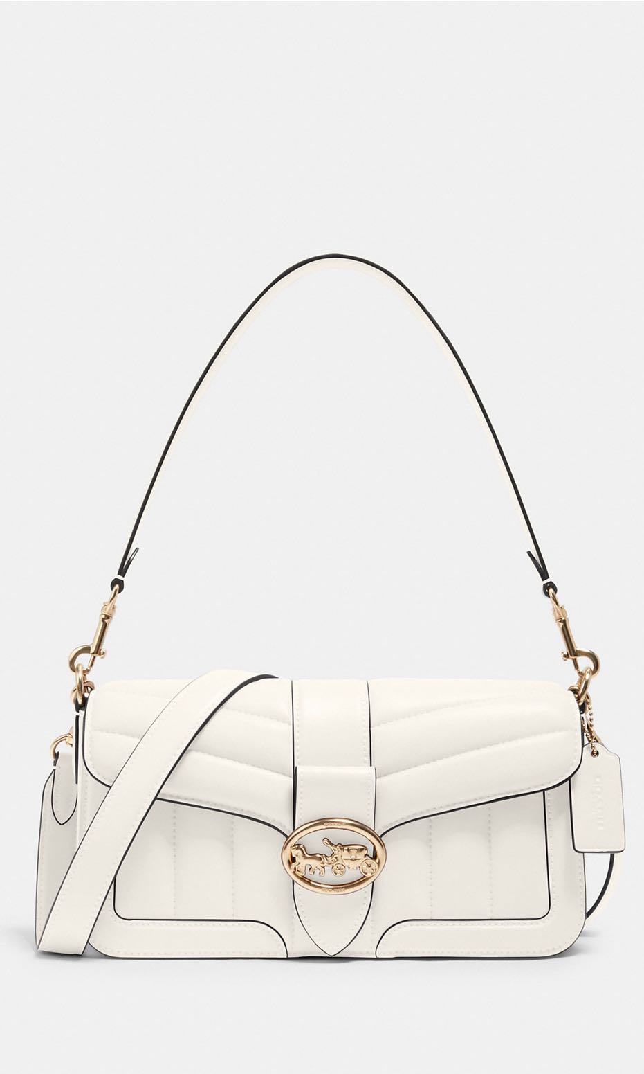 Georgie shoulder sales bag with quilting