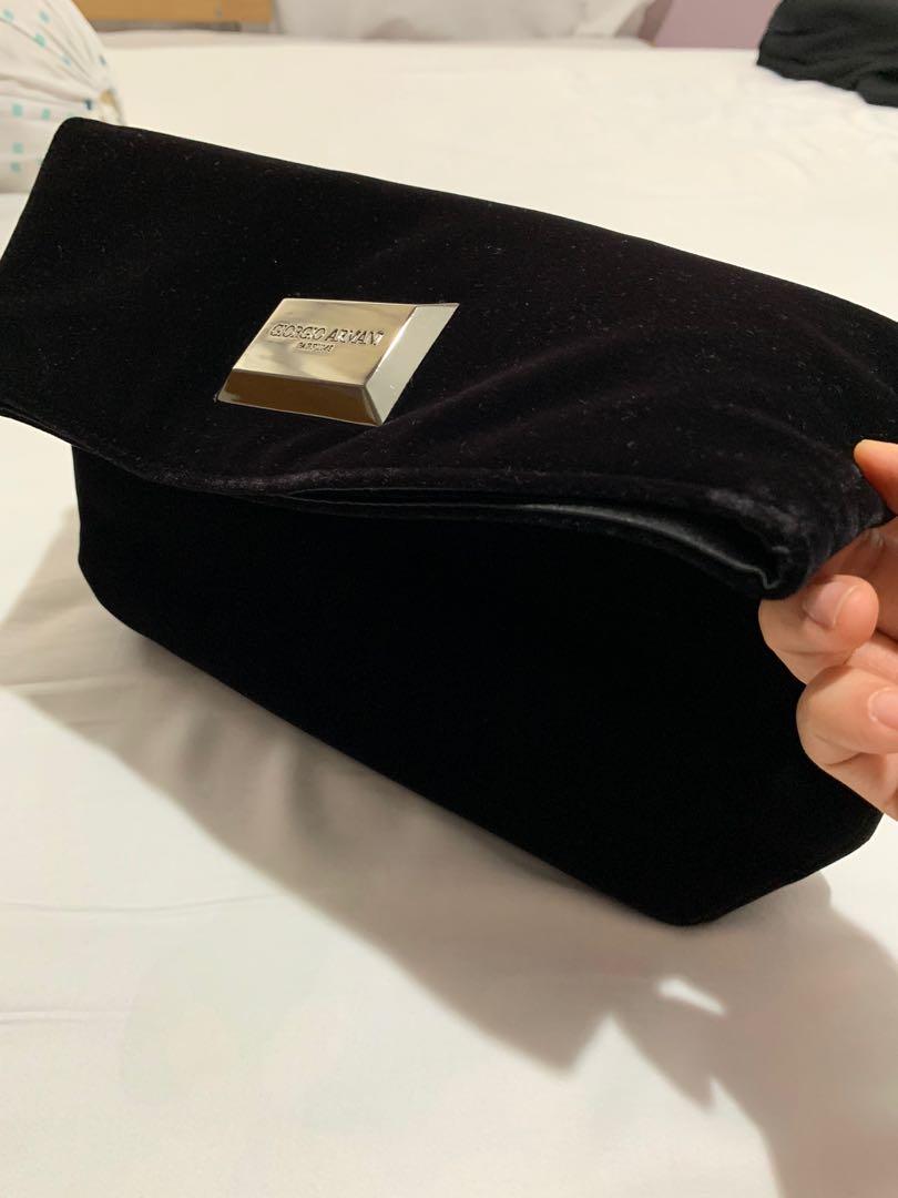 Giorgio Armani Velvet Clutch
