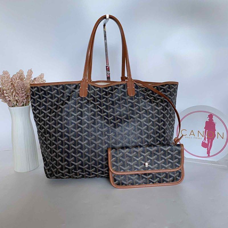 Goyard Saint Louis PM Black, Luxury, Bags & Wallets on Carousell