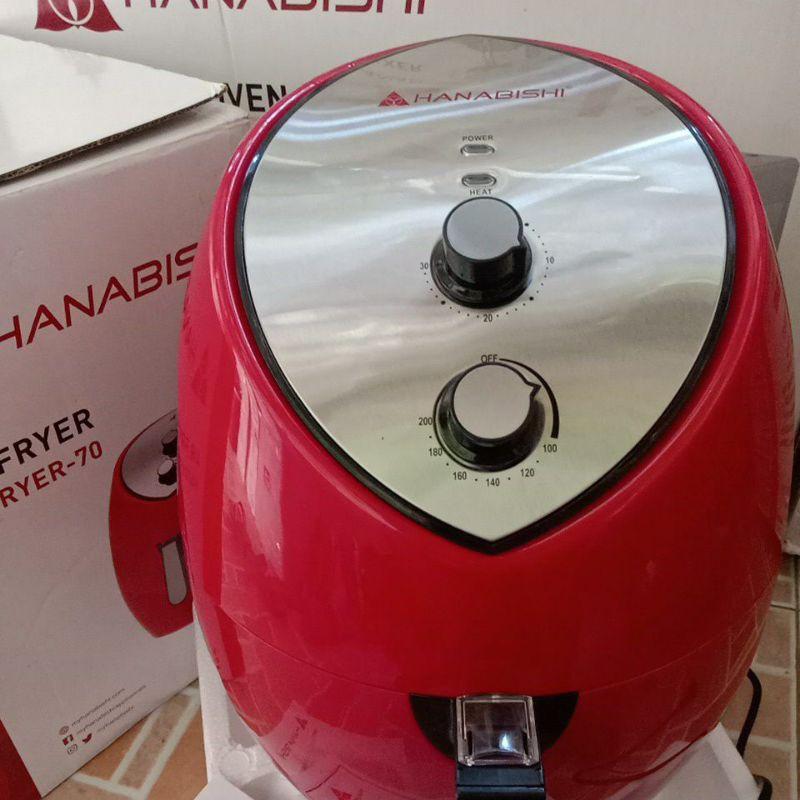7L.Hanabishi Air fryer HAFRYERRED, TV & Home Appliances, Kitchen