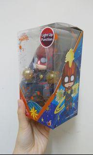 ◆HK Disney迪士尼COSBABY驚奇隊長CatainMarvel搖頭figure ◇