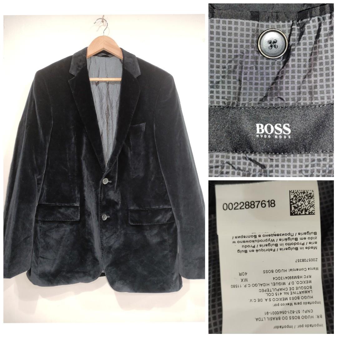 Hugo boss velvet store blazer