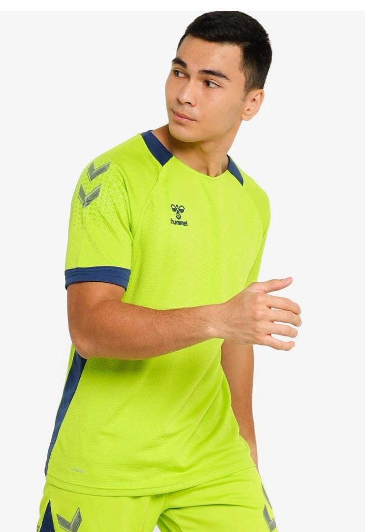 Hummel Lime Green Sports Top Size M