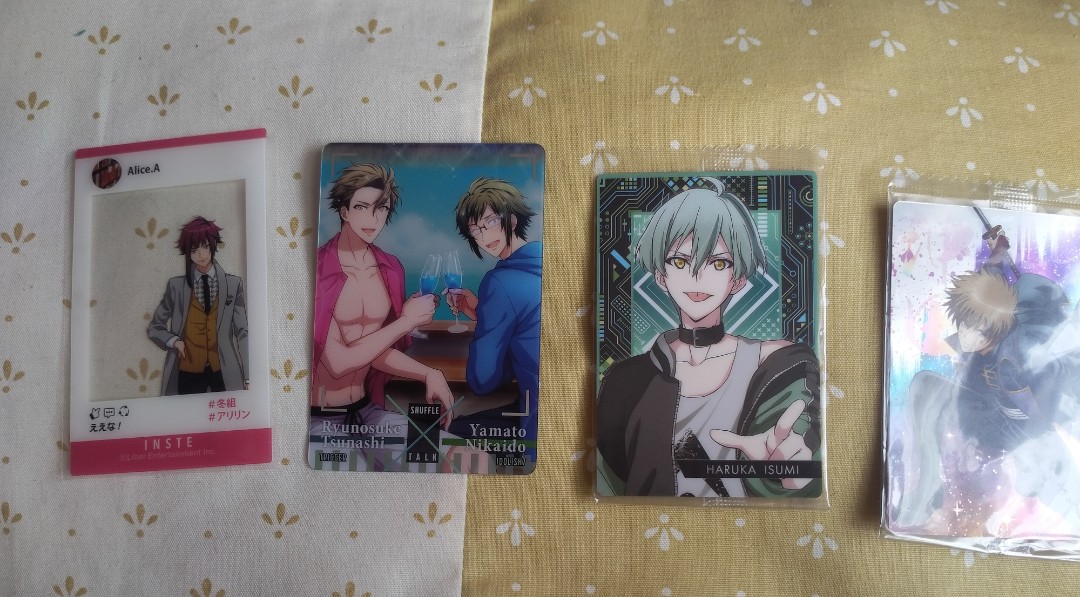 Idolish7 A3 Gintama Collectibles Cards Hobbies Toys Collectibles Memorabilia J Pop On Carousell