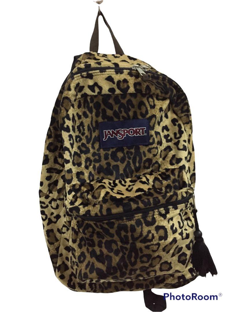 Jansport top fuzzy backpack