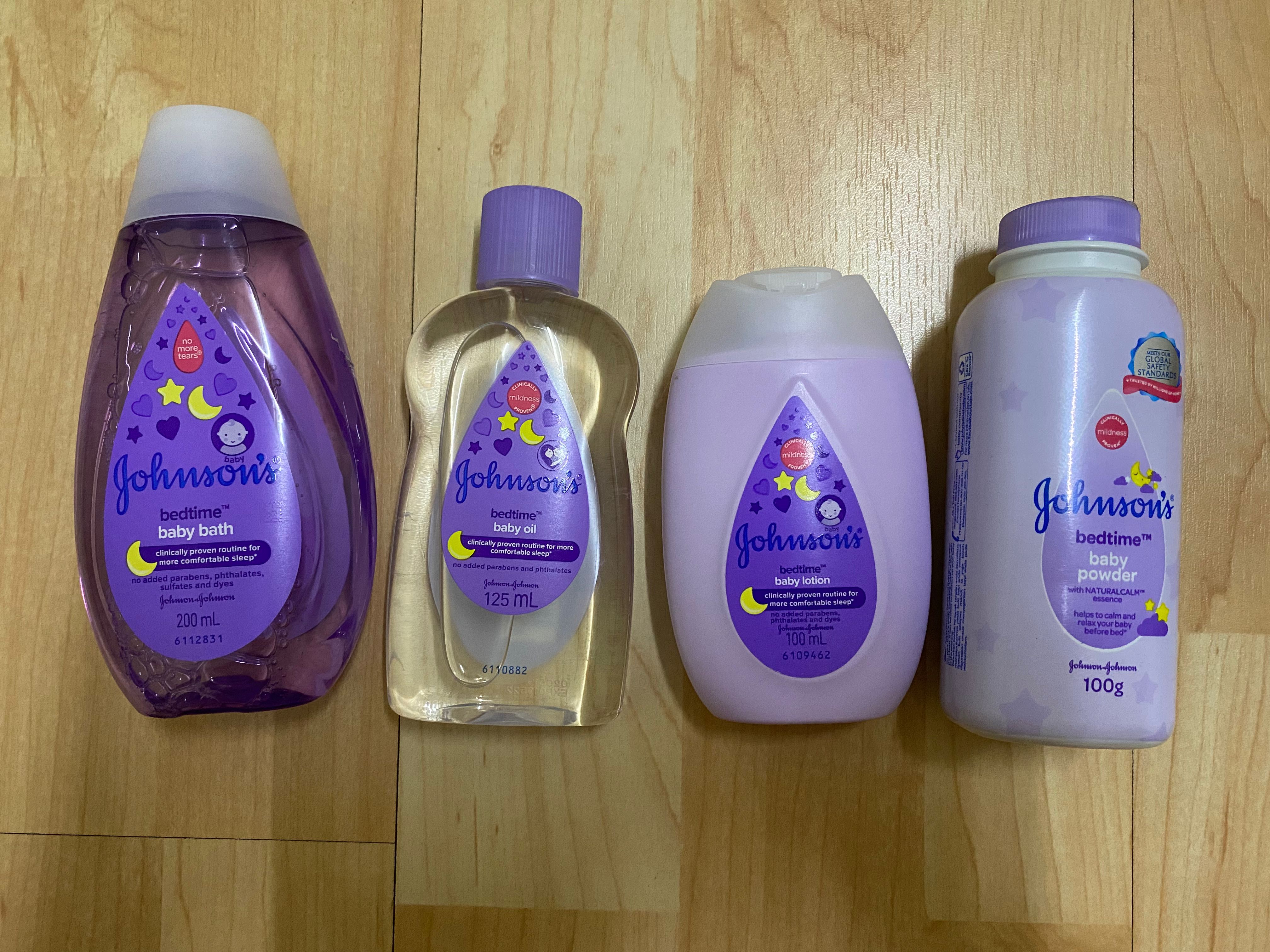 Johnsons bedtime bath shop set