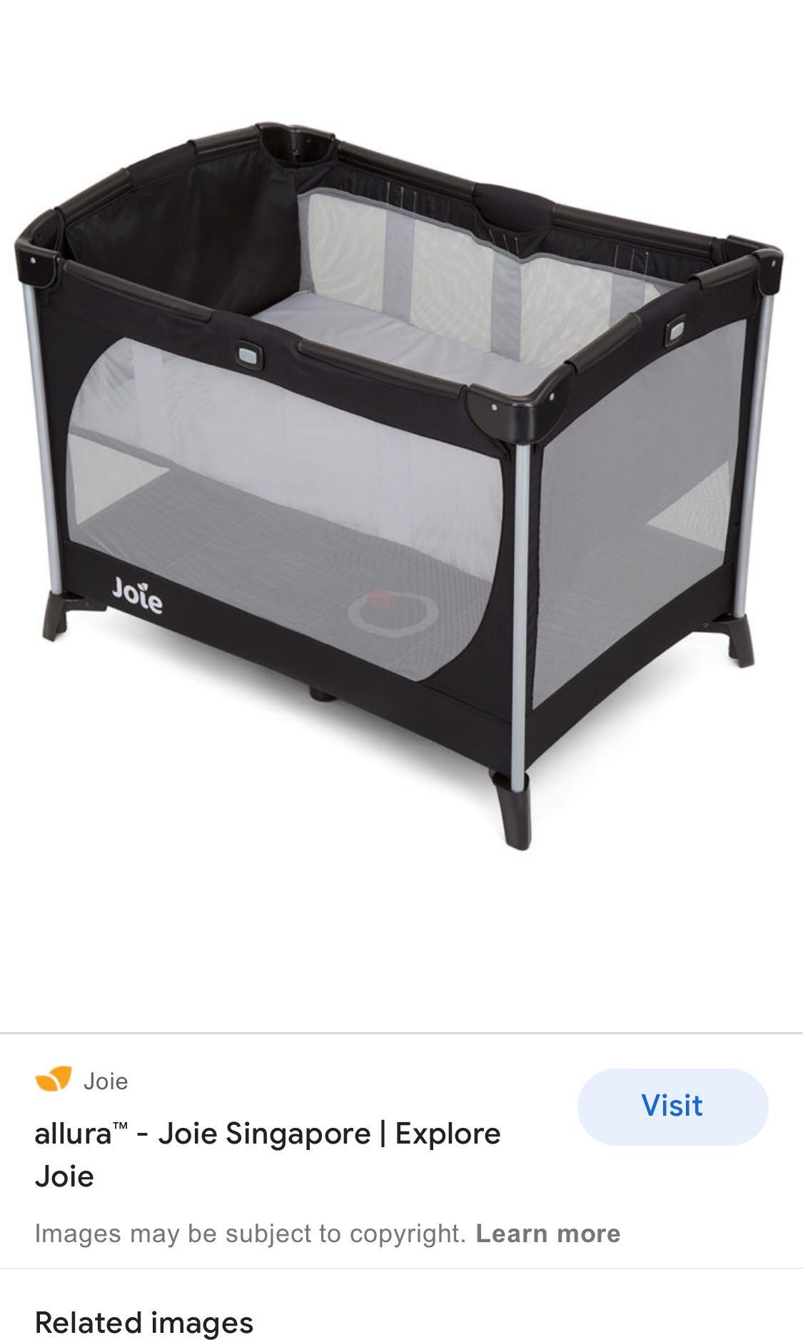 Allura travel cot cheap