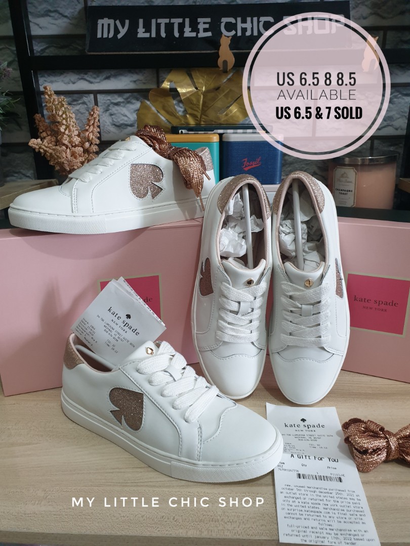 Kate spade fez sneakers glitter Us 6.5 8 8.5