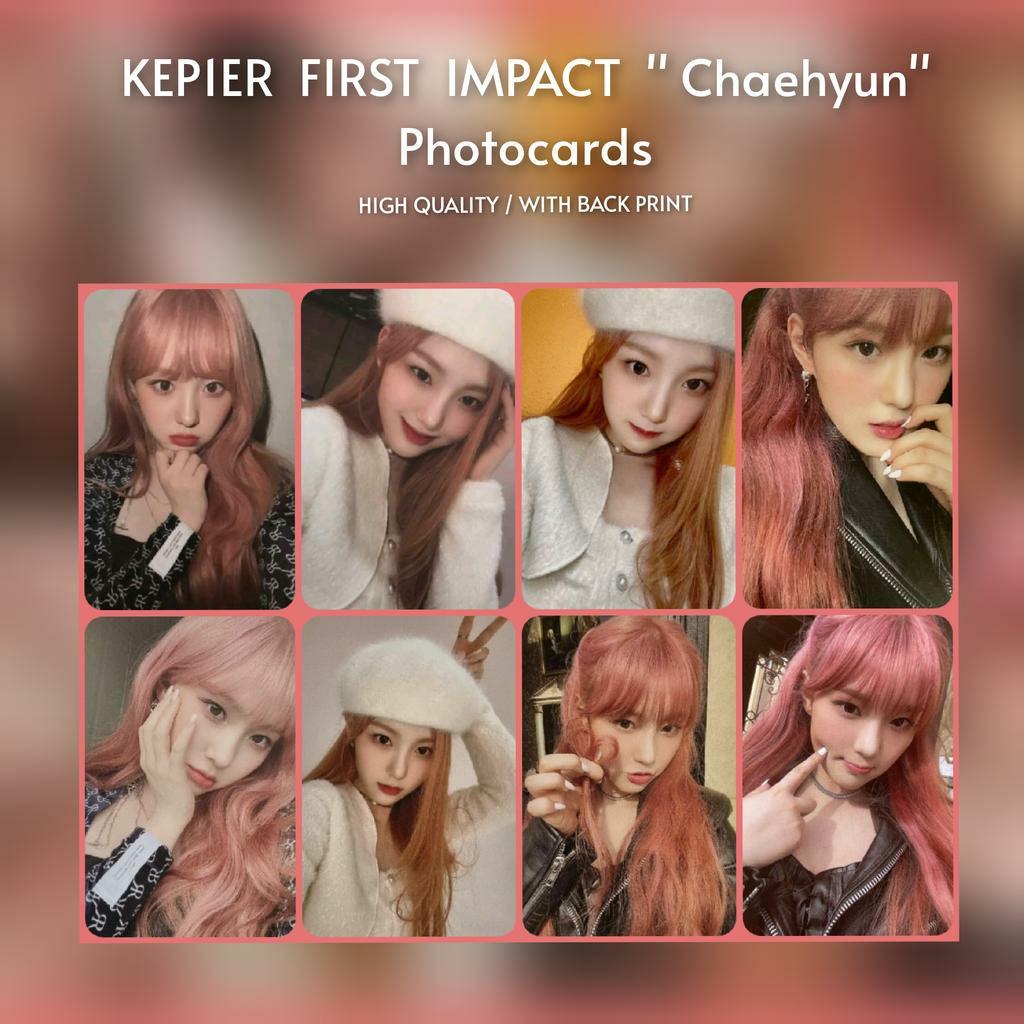 KEP1ER FIRST IMPACT "CHAEHYUN" Photocards, Hobbies & Toys, Memorabilia