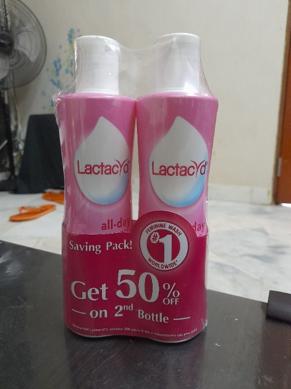Lactacyd Feminine Wash Hygiene Protecting (250ml x 2), Beauty