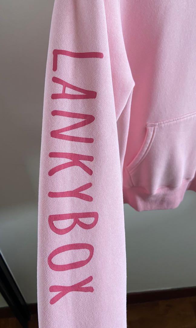 Lanky box Pink hoodie Carousell